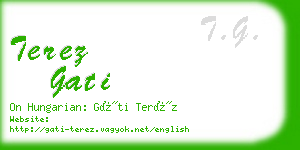 terez gati business card